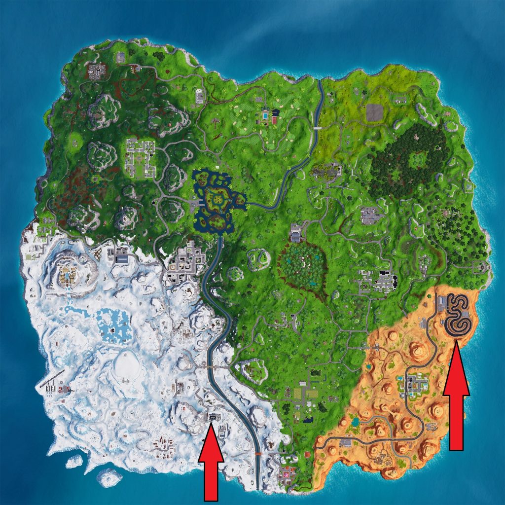 Image result for Fortnite Overtime Challenges map