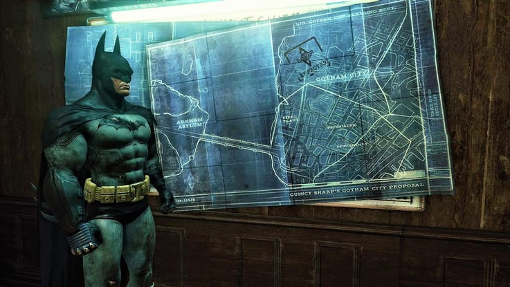 Batman: Arkham Asylum in Top 10 Easter Eggs