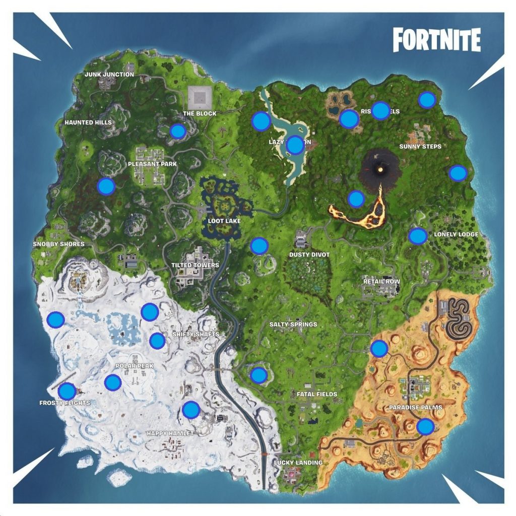 Fortnite season 8 week 5 challenges baller locations