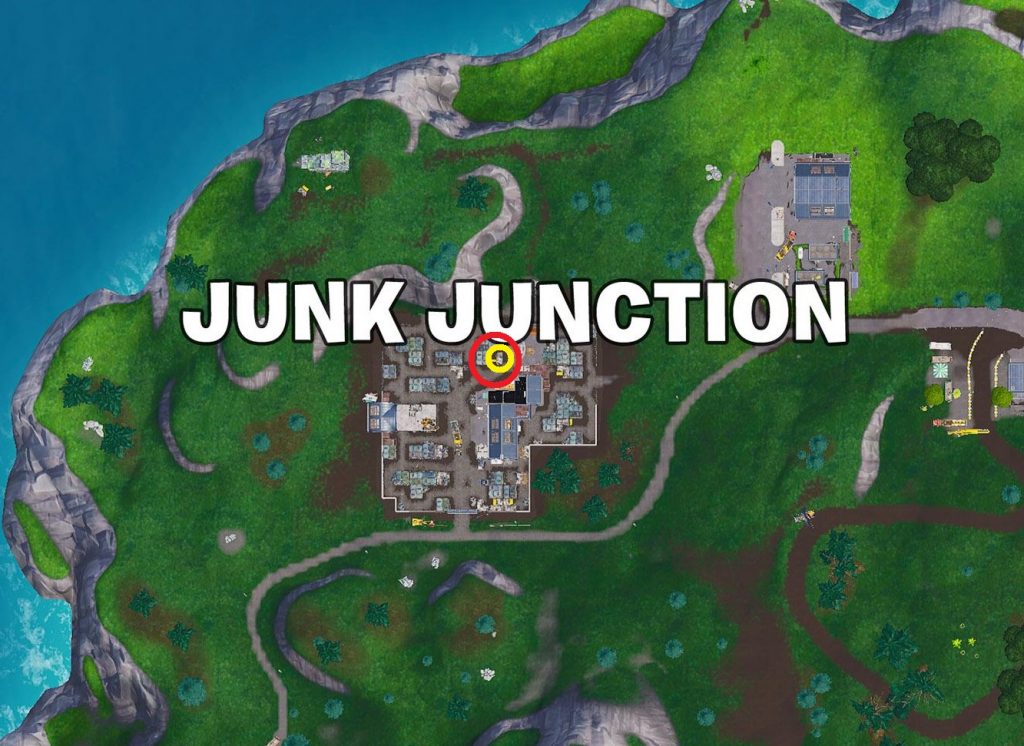 fortnite week 10 challenges signpost map location junk junction