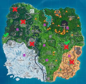 Fortnite Season 9, Week 8 Challenges | Map, Locations, Cheat Sheet ...