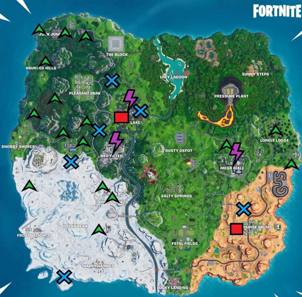 Fortnite Season 10, Week 3 Missions and Cheat Sheet Map | CDKeys.com